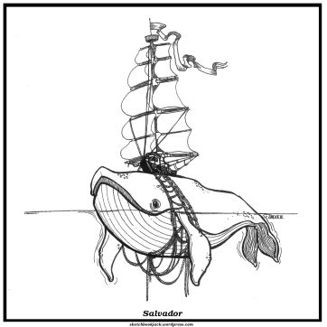 362x362 Salvador Whale Ship Sailing Boat Tugboat Floating Saddle