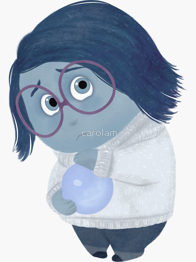 750x1000 Inside Out Sadness Sticker