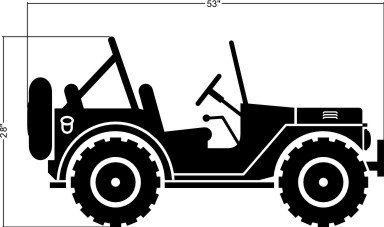 384x227 Wall Decals Jeep
