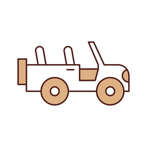 300x300 Jeep Safari Royalty Free Illustrations