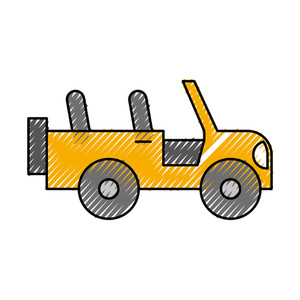 300x300 Safari Jeep Royalty Free Vectors