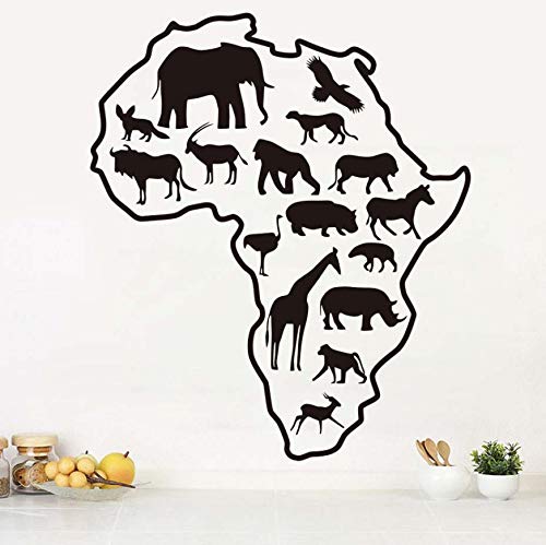 500x499 Wall Sticker African Safari Animal Wall Sticker African Living