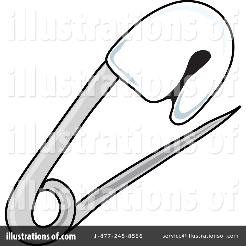 1024x1024 Pink Safety Pin Clipart