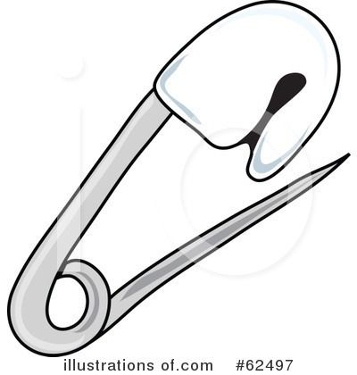 400x420 Safety Pin Clipart