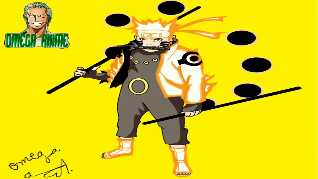1280x720 Drawing Naruto Sage Of The Six Paths Mode
