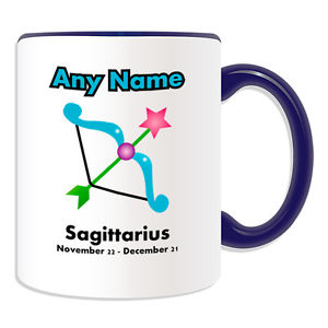 300x300 personalised gift colourful drawing sagittarius mug money box cup
