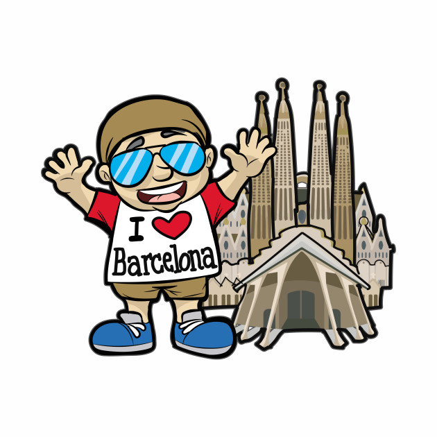 630x630 I Love Barcelona Spain La Sagrada Familia