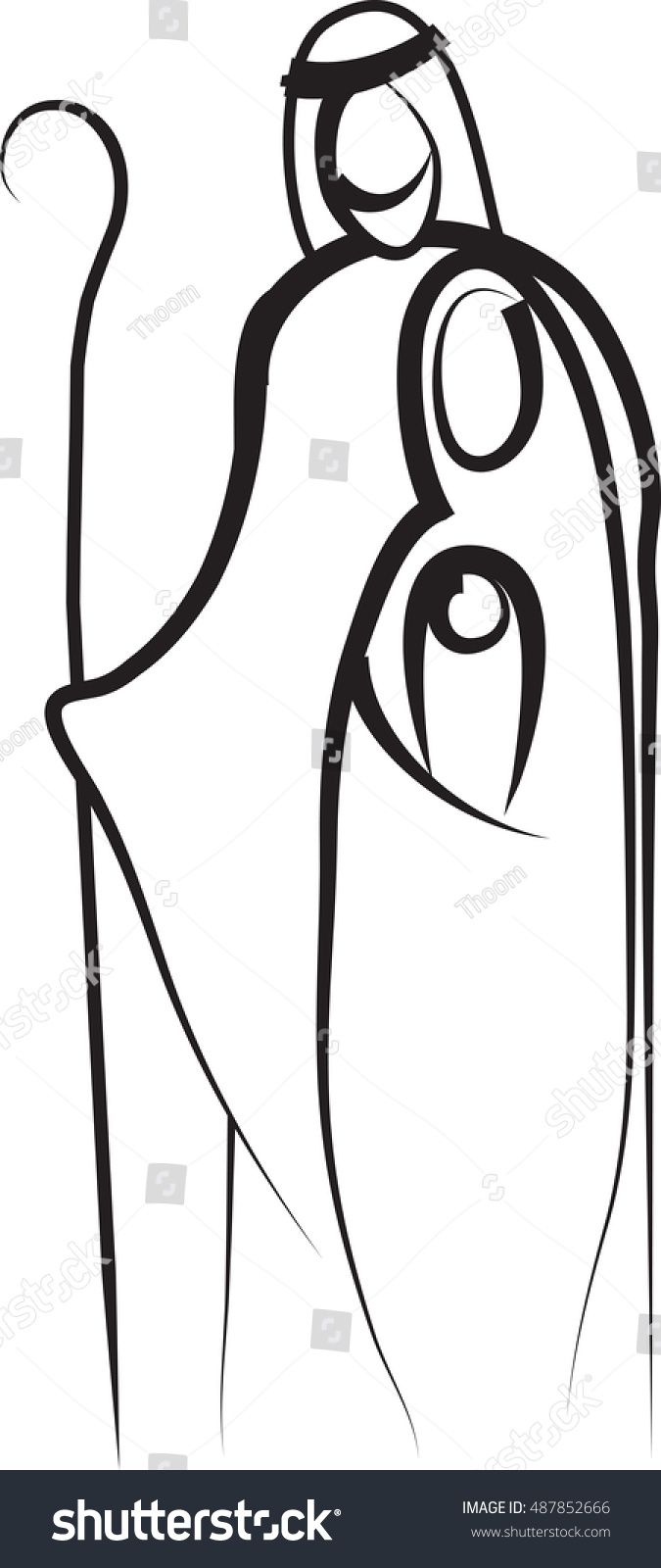 675x1600 Slikovni Rezultat Za Holy Family Drawing Images Family