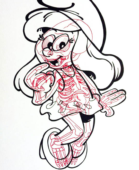 540x660 X Ray Cartoon Drawings Things I Learned Today