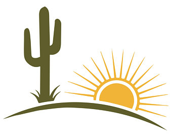 340x270 Cactus Sun Drawing Etsy