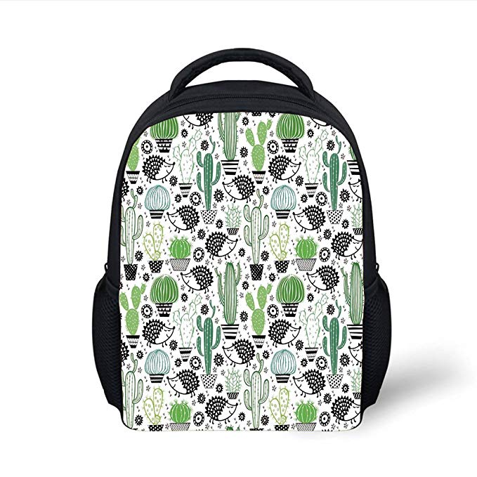 679x679 Iprint Kids School Backpack Cactus Decor,cartoon