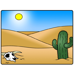 250x250 Cartoon Desert Step