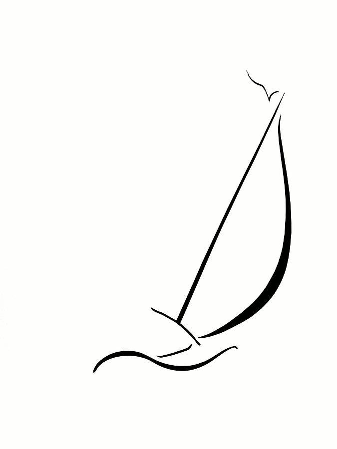 675x900 Best Sailboat Drawing Ideas Boat Drawing, Whale Illustration