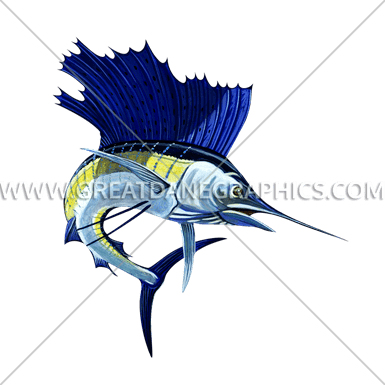 385x385 sailfish production ready artwork for t shirt printing