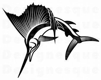 340x270 Sailfish Silhouette Etsy