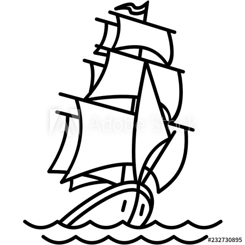 500x500 Sailing Boat