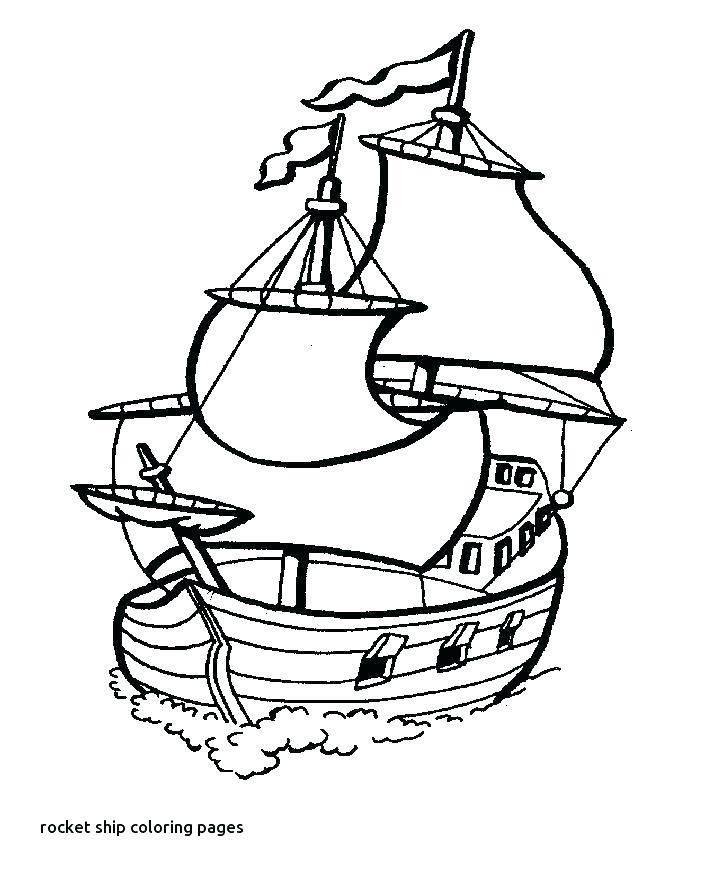 727x878 Sailing Ship Coloring Pages