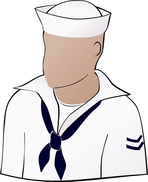 486x596 Sailor Face Clip Art Free Vector In Open Office Drawing