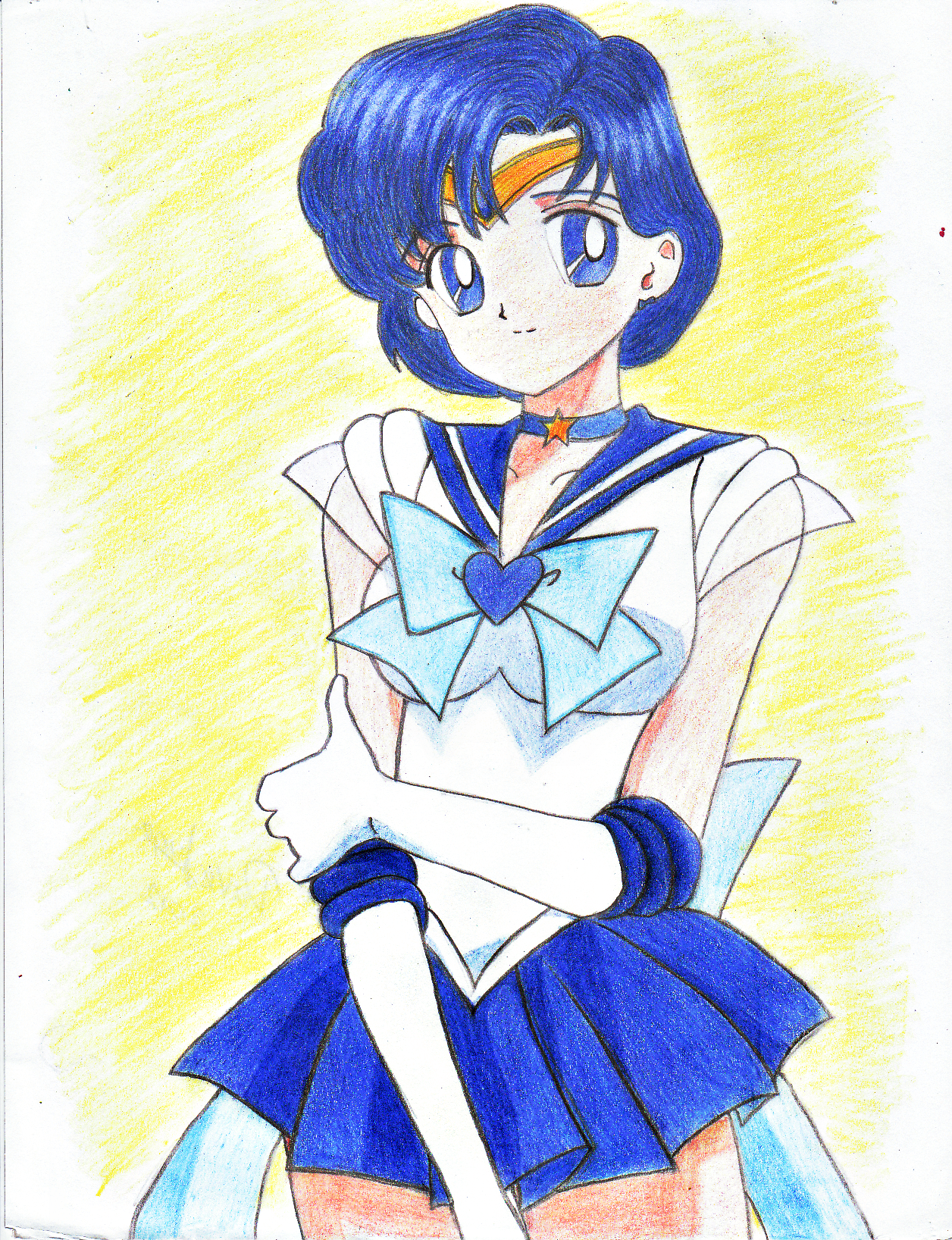 1256x1636 Sailor Mercury Drawing