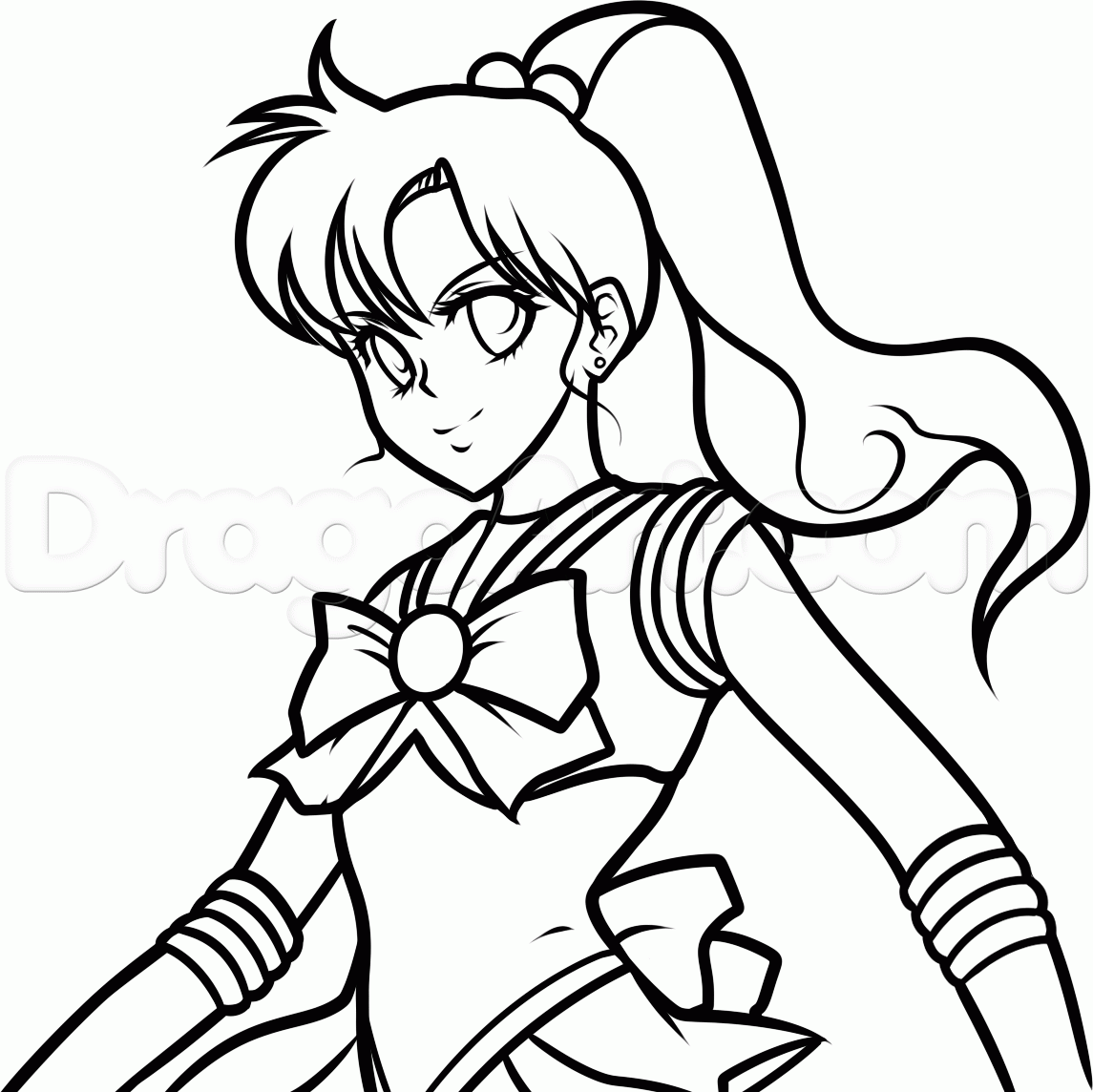 1145x1144 Step How To Draw Sailor Jupiter