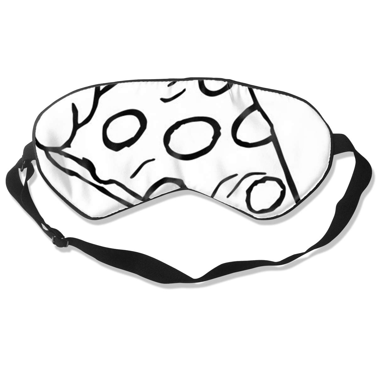 1200x1200 Sleep Mask Pizza Black Eye Mask Cover With Adjustable