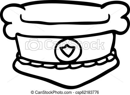 450x331 line drawing cartoon fire chiefs hat