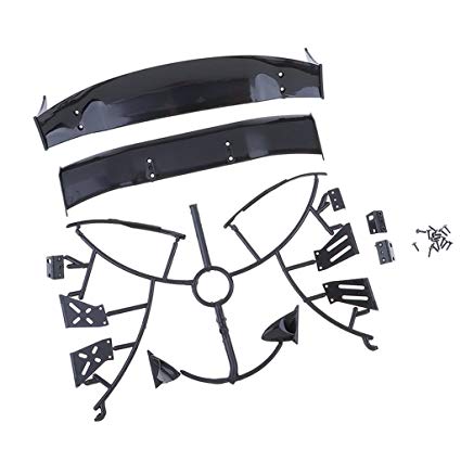 425x425 homyl rc drift car rear wing frame plastic rc