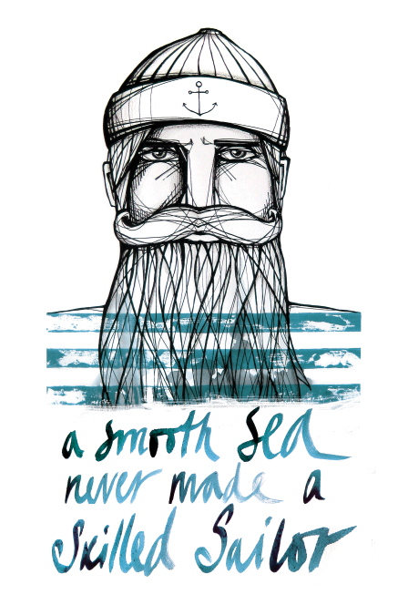 448x664 Surf Art Daniela Garreton Matrosen Sailors