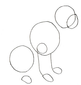 330x347 How To Draw A Dog Drawing Of The Dog Breed Saint Bernard