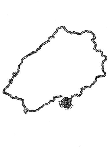 375x521 Saint Helena Islands Drawing
