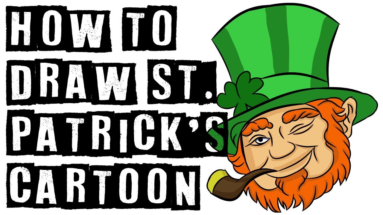 1280x720 How To Draw St Patrick's Cartoon St Patrick's Vector Drawing