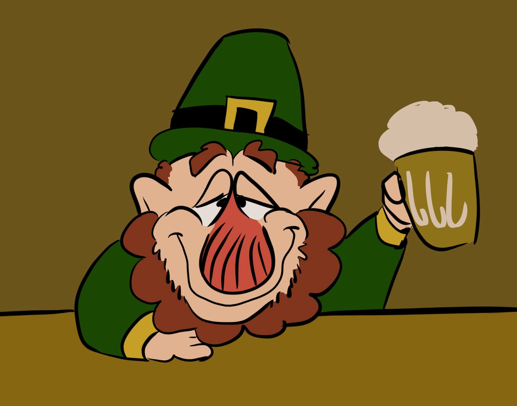 1771x1390 St Patrick's Day Drawing