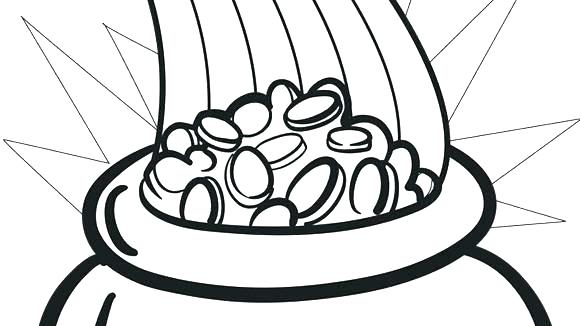 580x326 Free Printable St Patrick Day Coloring Pages