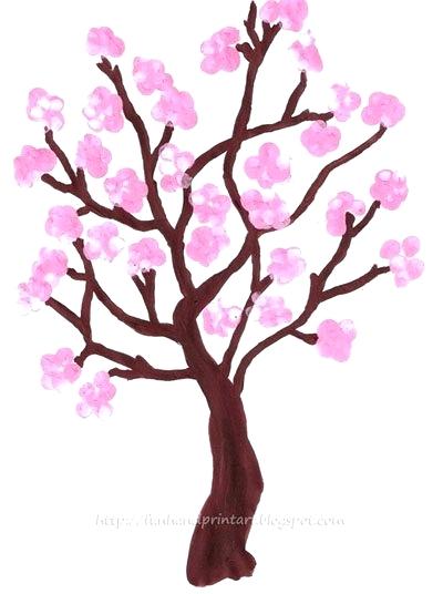 400x536 how to draw a sakura tree draw sakura tree