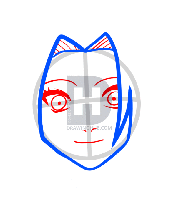 615x720 How To Draw Sakura Easy, Step