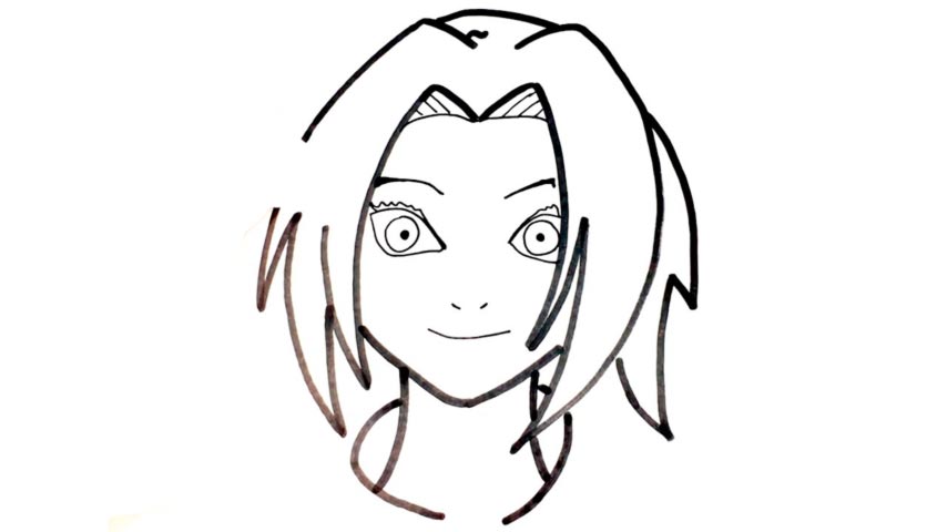 854x480 How To Draw Sakura From Naruto
