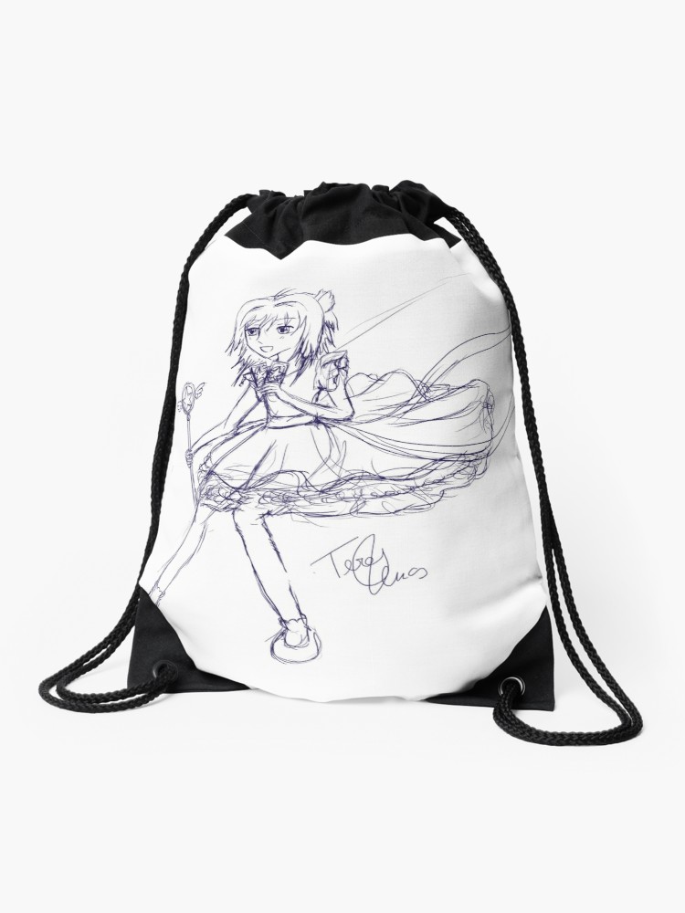 750x1000 Cardcaptor Sakura Sketch Drawing Drawstring Bag