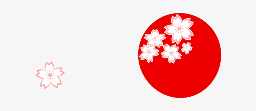 820x355 Sakura Flower Drawing