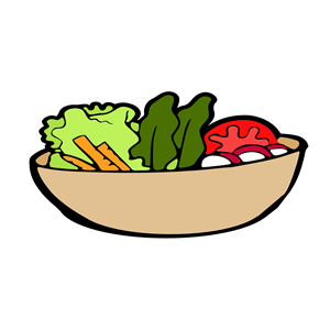 300x300 salad bowl clipart, cliparts of salad bowl free download
