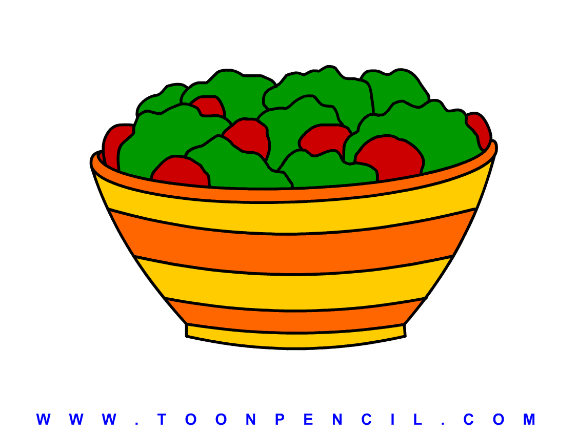Salad Drawing Free download on ClipArtMag