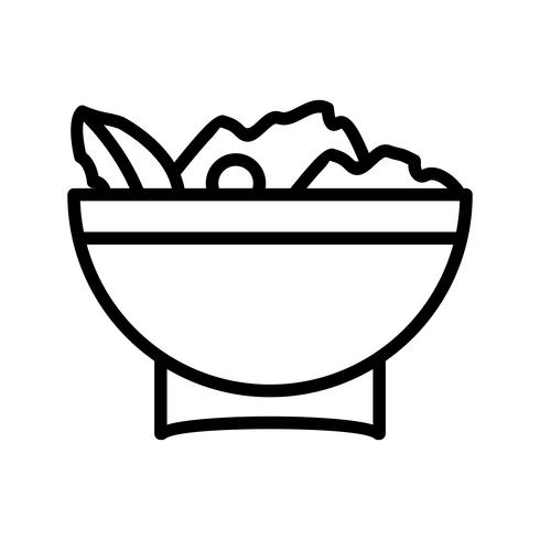 490x490 Vector Salad Icon