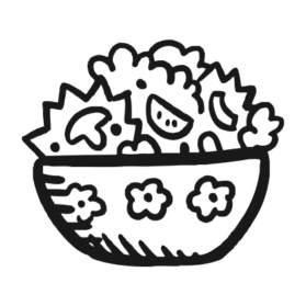 279x279 Collection Of Free Salad Drawing Download On Ui Ex