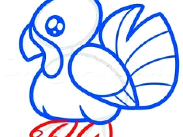 640x480 Turkey Face Drawing