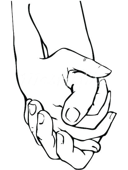 412x550 Drawing Of People Holding Hands Vector People Holding Hands