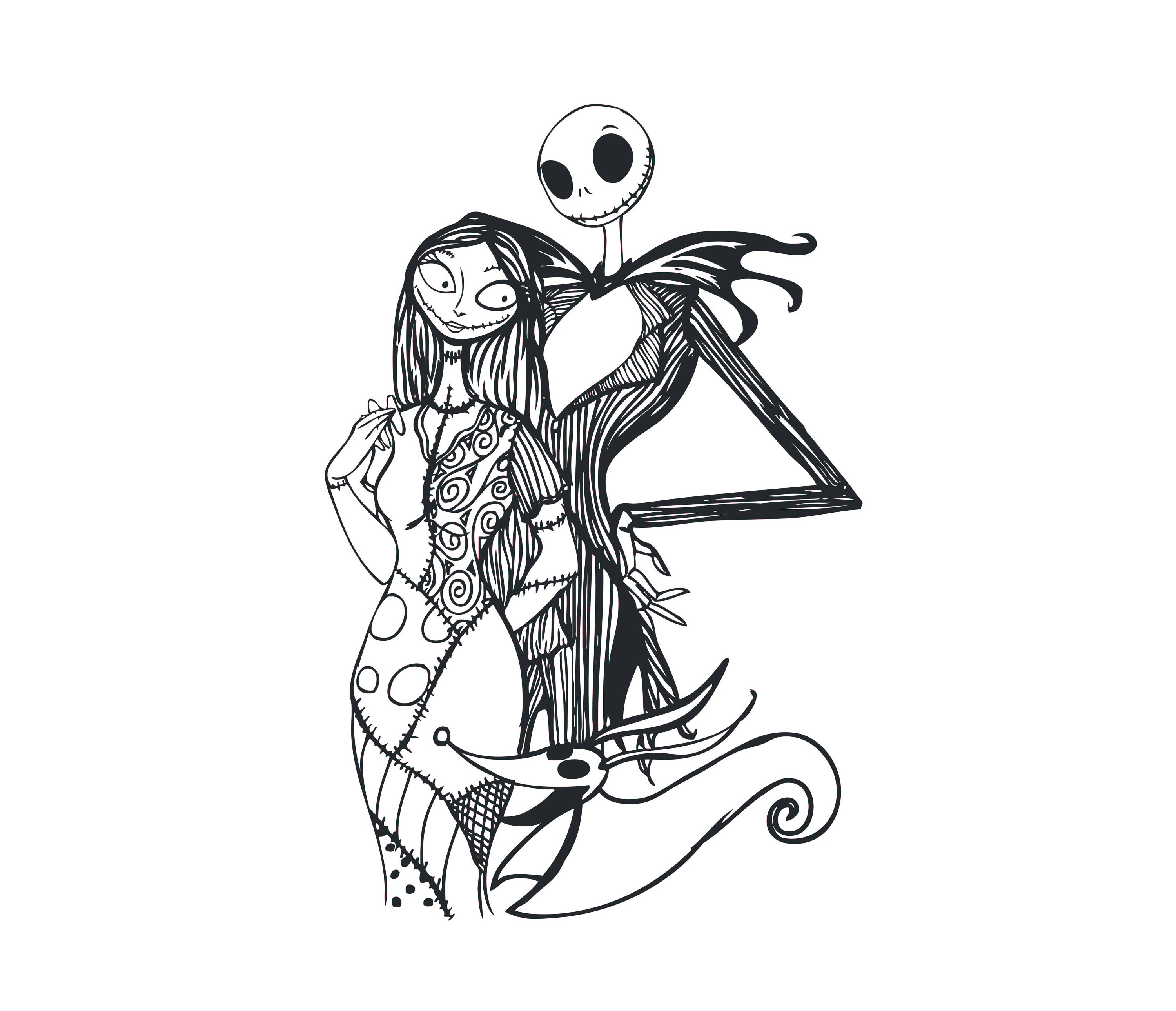 Sally Nightmare Before Christmas Drawing | Free download on ClipArtMag