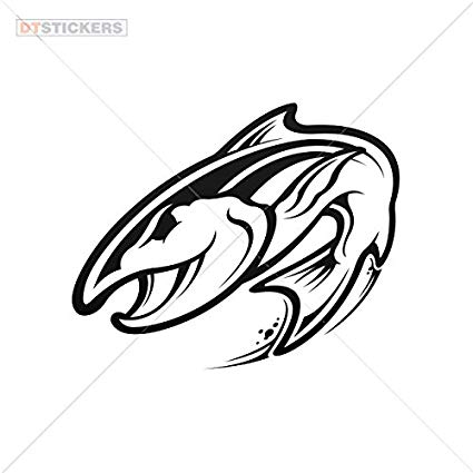 425x425 decoration vinyl sticker salmon fishing decoration