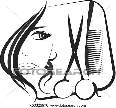 450x419 Collection Of Free Salon Clipart Girl Profile Amusement Clipart