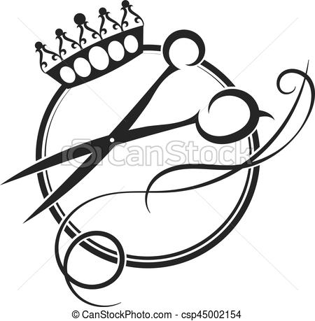 450x459 Collection Of Free Salon Clipart Silhouette Amusement Clipart