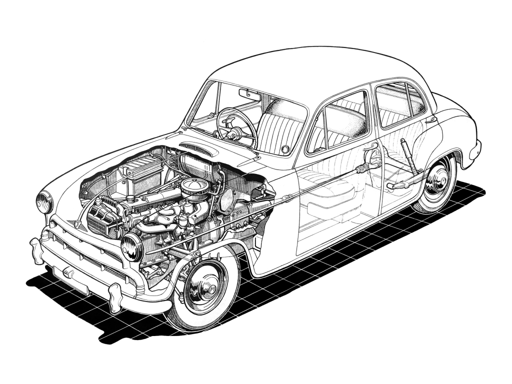 1024x768 Morris Isis Saloon