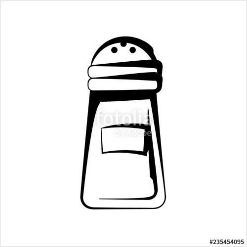 500x500 Salt Pepper Shaker Icon Stock Image And Royalty Free Vector